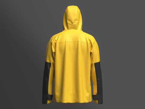 Mens Softshell Jacket 3D Model