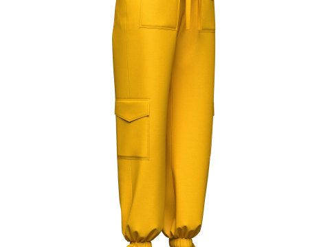 Womens Pant Modèle 3D
