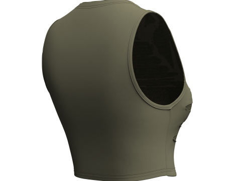 Ribbed Crop Top 3D Model