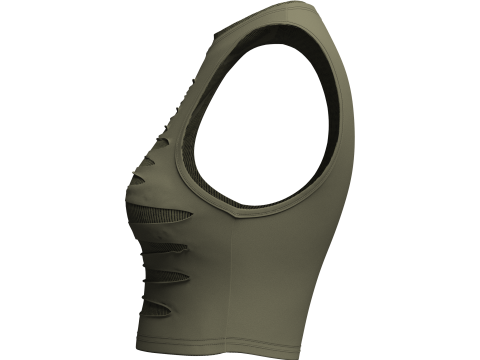 Ribbed Crop Top 3D Model