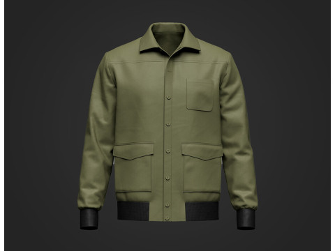 MensJacket 3D Model