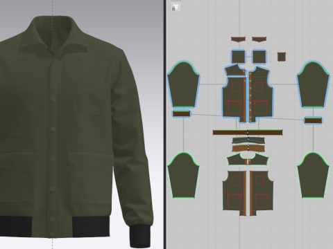 MensJacket Modelo 3D