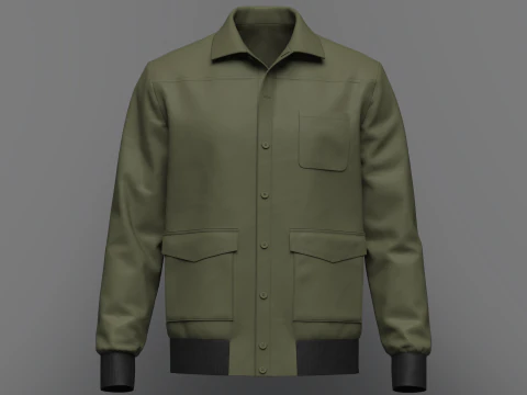 MensJacket 3D Model