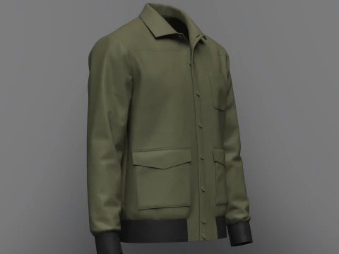 MensJacket 3D Model