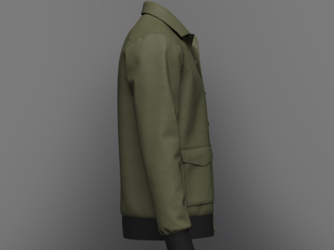 MensJacket Modelo 3D