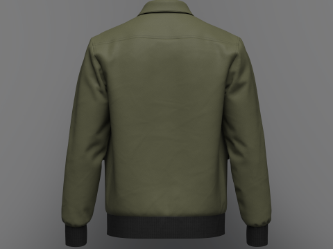 MensJacket Modelo 3D