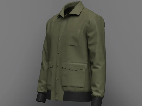 MensJacket 3D Model