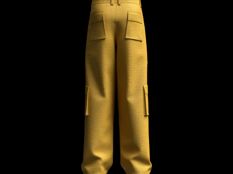 Cargo Track Pant 3D Model