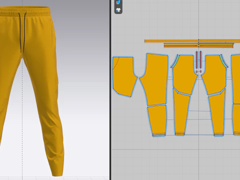 Mens Jogger 3D Model