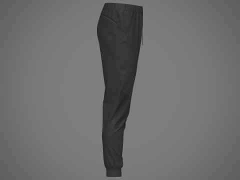 Mens Nylon Jogger Modelo 3D