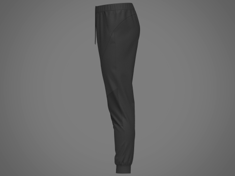 Mens Nylon Jogger Modelo 3D