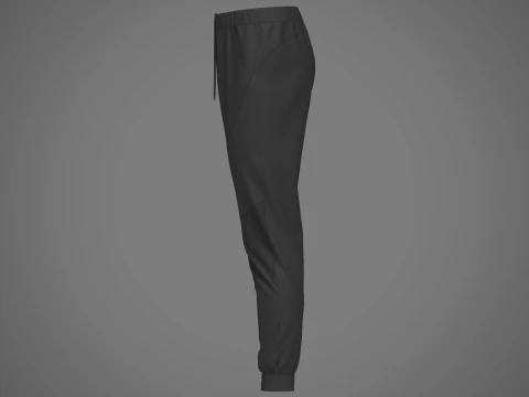 Jogger de nylon masculino Modelo 3D