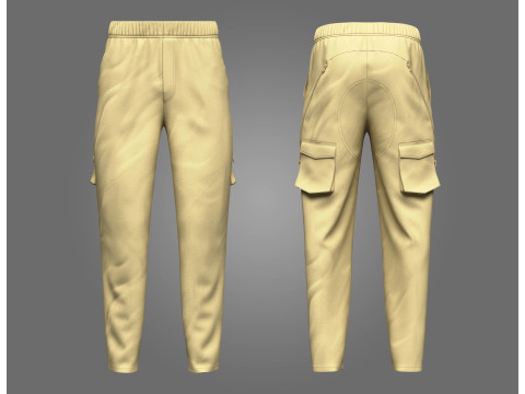 Male Trouser 3D Model