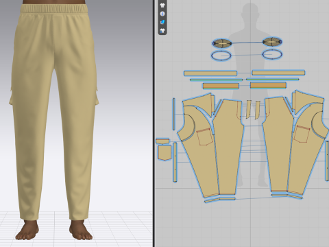 Male Trouser 3D Model