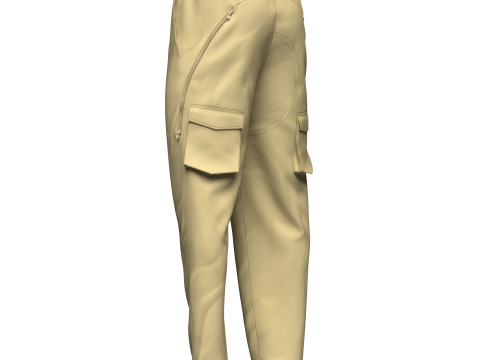 Male Trouser 3D Model