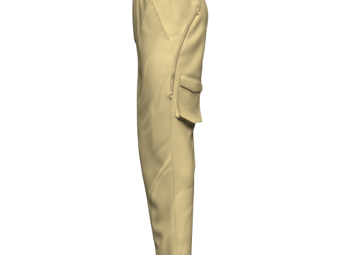 Male Trouser 3D Model