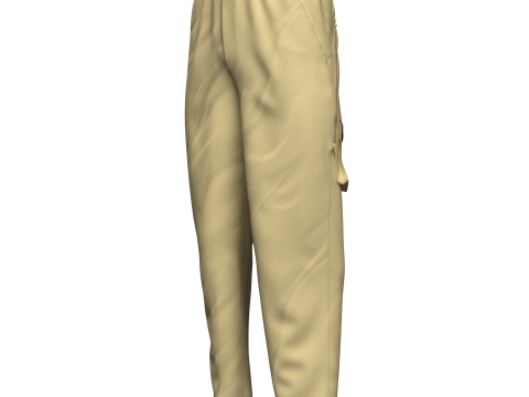 Male Trouser 3D Model