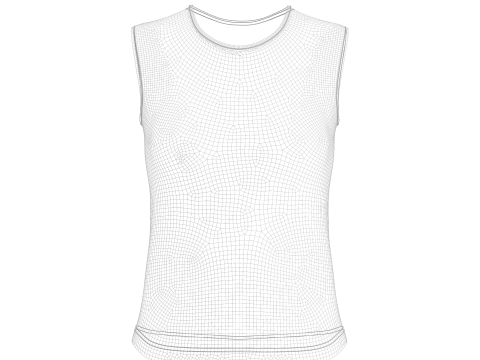 Women Sleeveless Top 3D Model