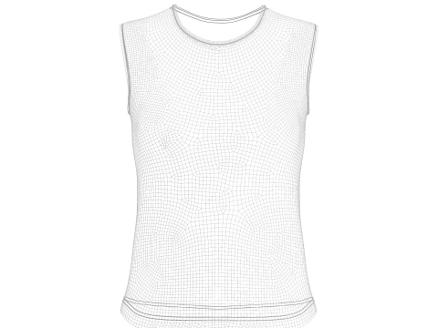 Women Sleeveless Top 3D Model