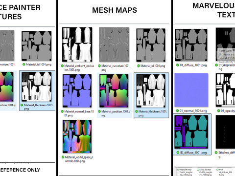 Men Sweaters Cardigans 3D Модель