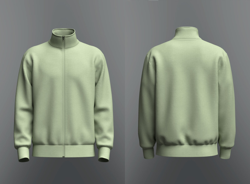 Male Jacket Model 3D .c4d .max .obj .3ds .fbx .stl .blend