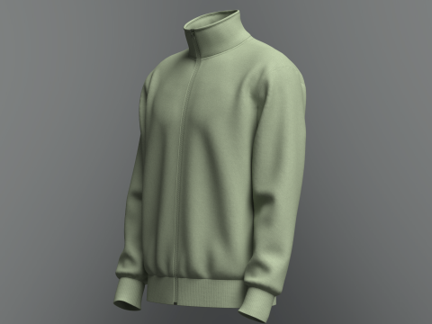 Male Jacket Model 3D