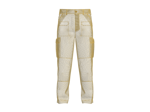 Male Caro Trouser 3D Model