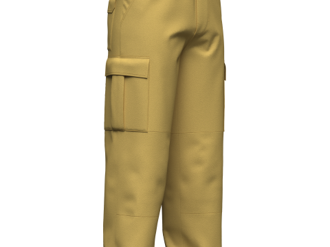 Male Caro Trouser 3D Model