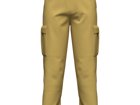 Male Caro Trouser 3D Model