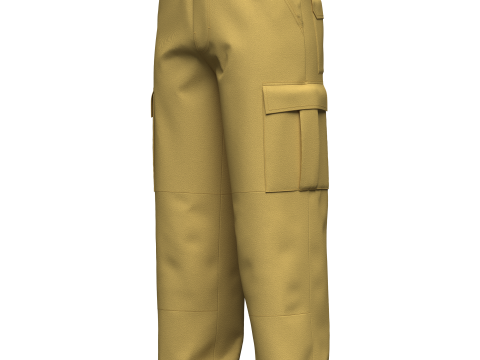 Male Caro Trouser 3D Model