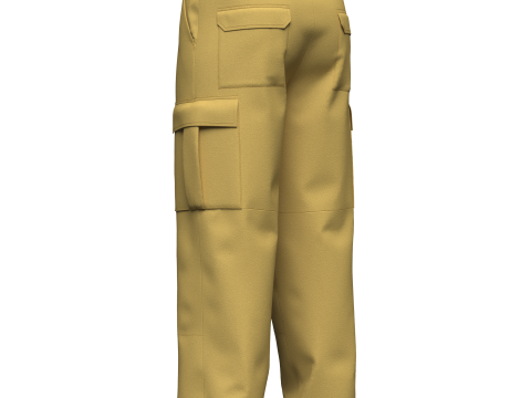 Male Caro Trouser 3D Model