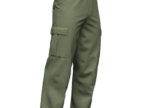 Male Cargo Pant 3D मॉडल