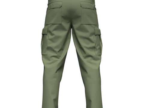 Cal&ccedil;a Cargo Masculina Modelo 3D