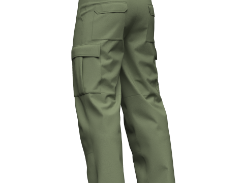 Male Cargo Pant 3D मॉडल