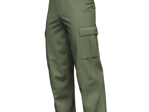 Cal&ccedil;a Cargo Masculina Modelo 3D
