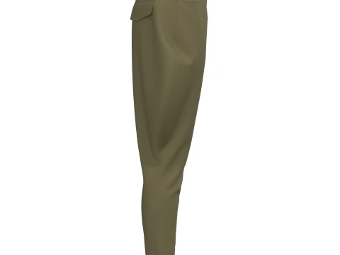 Female Breeches Pant 3D Model