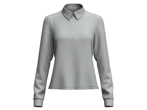 Female Rugby Shirt 3Dモデル