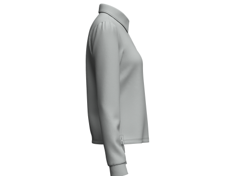 Female Rugby Shirt 3Dモデル