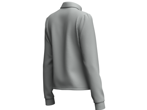 Female Rugby Shirt 3Dモデル