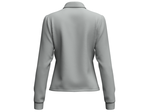 Female Rugby Shirt 3Dモデル