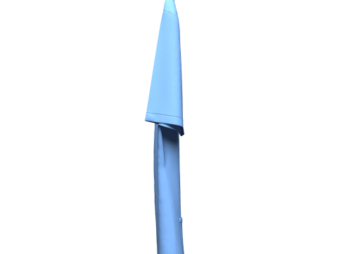 Medical Scrubs on Hanger Model 3D