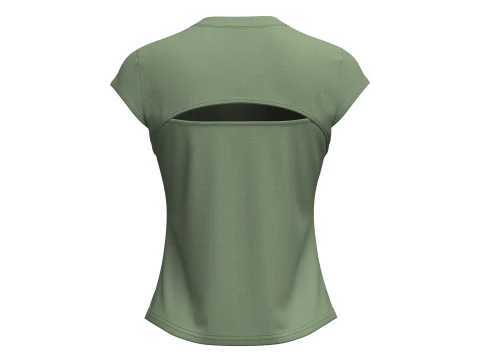 महिला कैप स्लीव टी-शर्ट 3D मॉडल