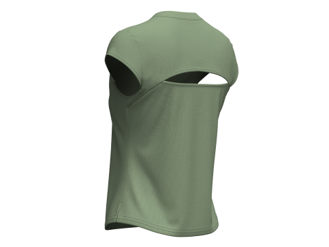 Female Cap Sleeve T-shirt Modèle 3D