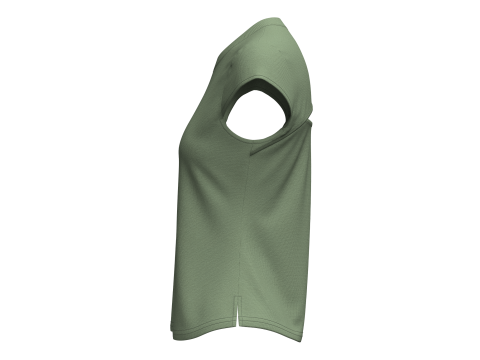 Female Cap Sleeve T-shirt Modèle 3D