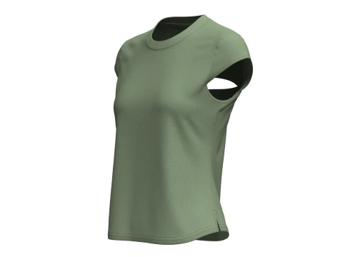 महिला कैप स्लीव टी-शर्ट 3D मॉडल