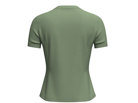 Female Crewneck T-shirt Modello 3D