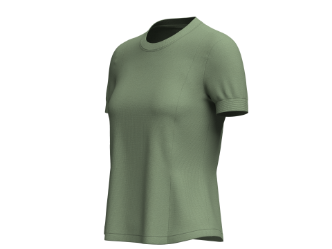 Female Crewneck T-shirt Modello 3D