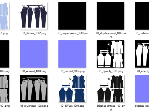 Female Formal Outfit 3D Model