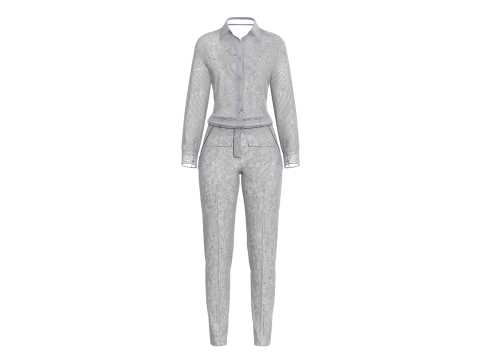 Female Formal Outfit 3D Model