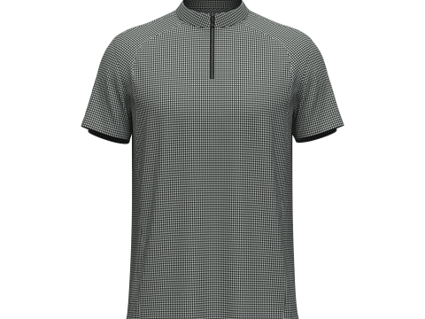 Male Half Zip Tshirt Modèle 3D